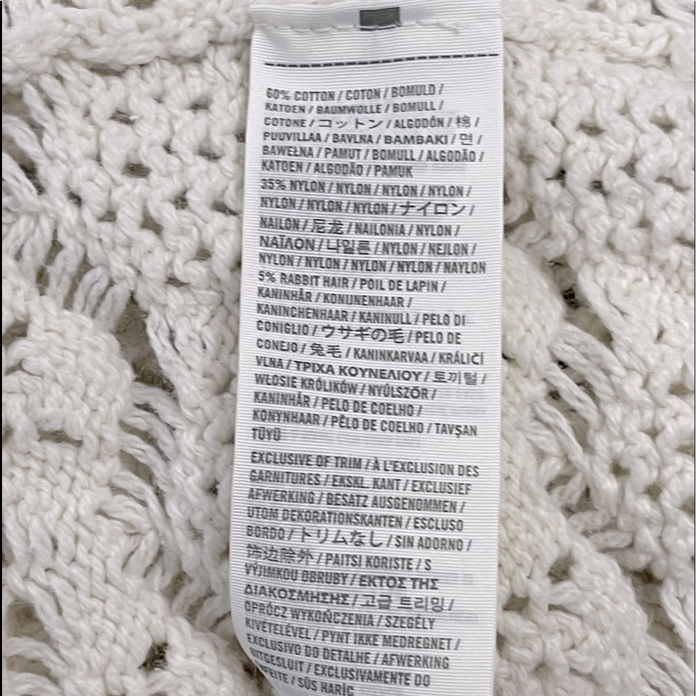 Hollister California Women’s Knit Cardigan Sweater Top Size XS Cream in Color - Picture 5 of 6